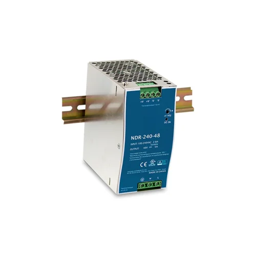 NDR-240-48 Блок питания на DIN-рейку, 48В, 5А, 240Вт Mean Well NDR-240-48 Блок питания на DIN-рейку, 48В, 5А, 240Вт Mean Well